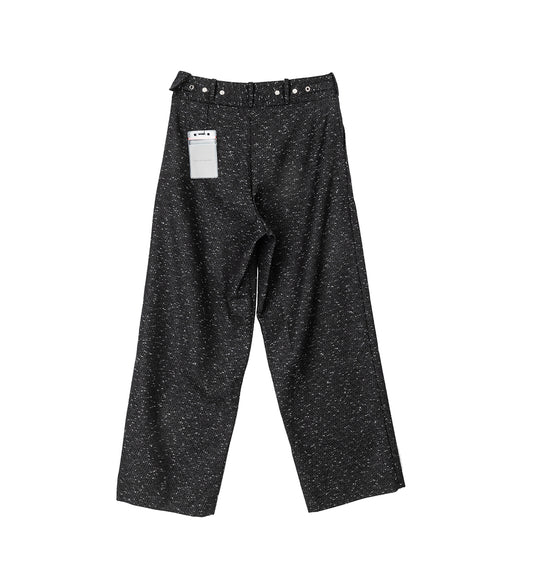 NAVIN WIDE TROUSER ASH BLACK