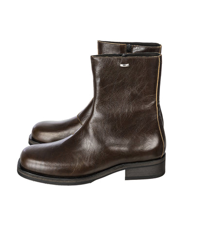 CAMION BOOT DEEP OLIVE LEATHER