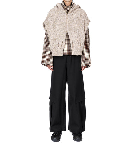 LINAS DUAL CREWNECK SOOT GREY