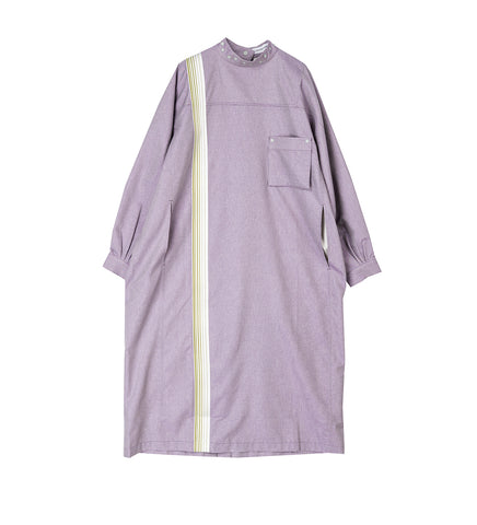 INEX SNAP LONG SHIRT VIOLET