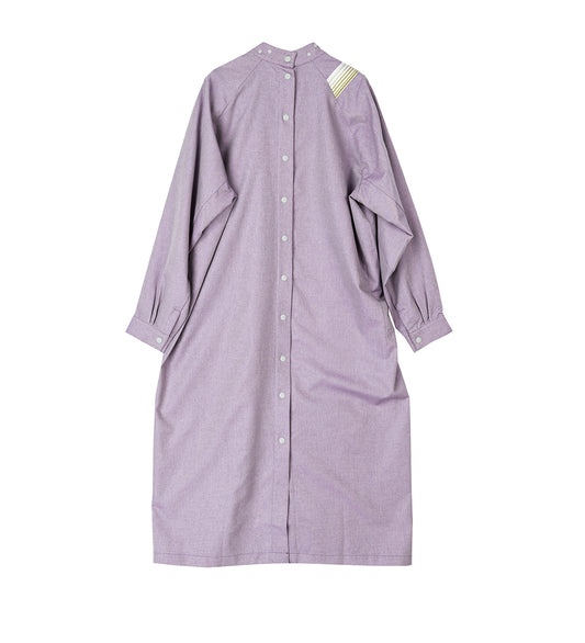 INEX SNAP LONG SHIRT VIOLET