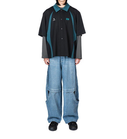 PLAYMAKER WARM-UP SHIRT EUPHORIC BLACK