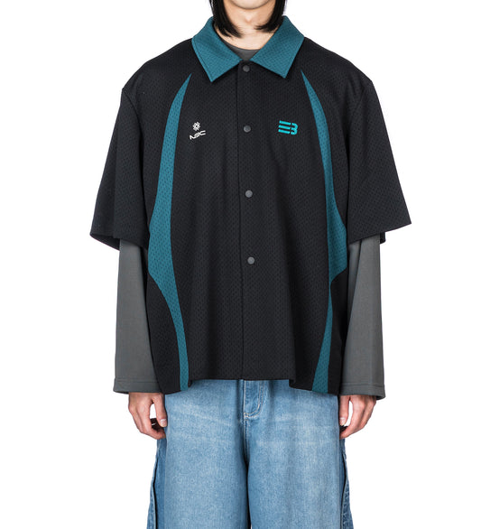 PLAYMAKER WARM-UP SHIRT EUPHORIC BLACK