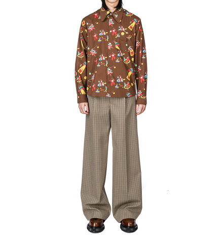 ROUND SHIRT FRIAR BROWN