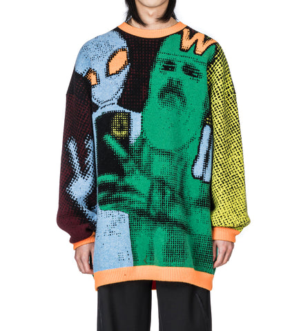 WE COME IN PEACE KNIT MULTI