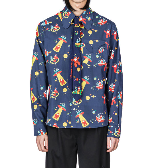 EMBROIDERED TIE MULTI