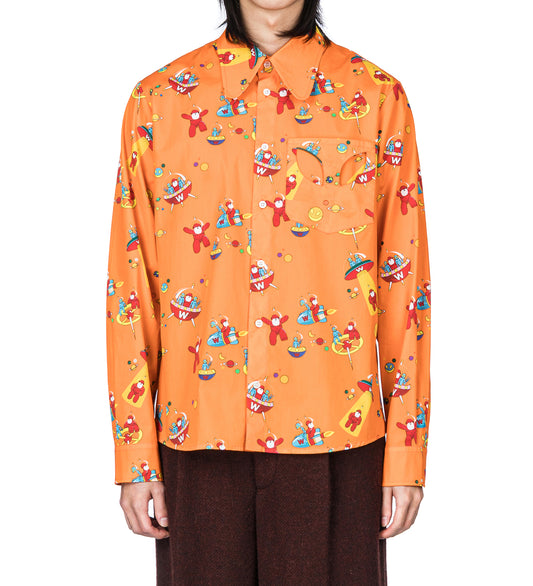ROUND SHIRT VIBRANT ORANGE