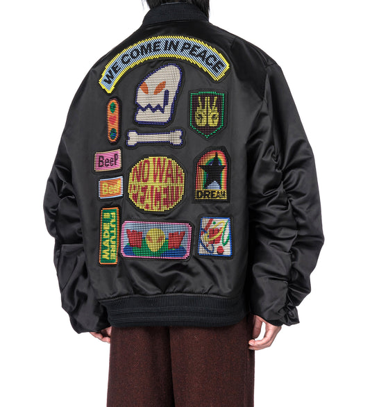 BEEP BEEP BOMBER 3D PATCHES BLACK