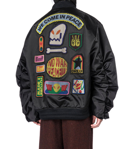 BEEP BEEP BOMBER 3D PATCHES BLACK