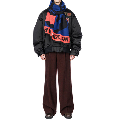 NEW SCARF SINGLE BLACK