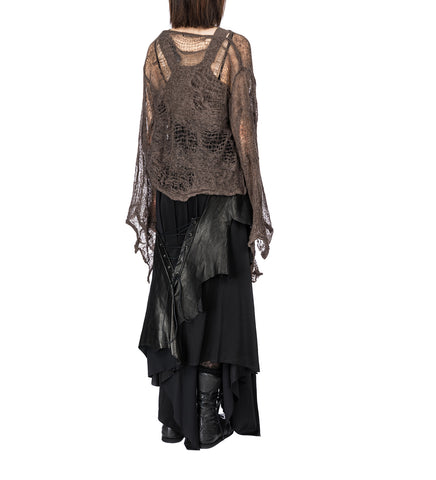 EUGENIA MIDI SKIRT BLACK