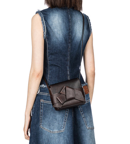 MUSUBI MINI CROSSBODY BAG DARK BROWN