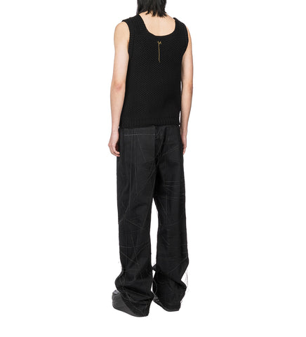 SWEATER VEST BLACK