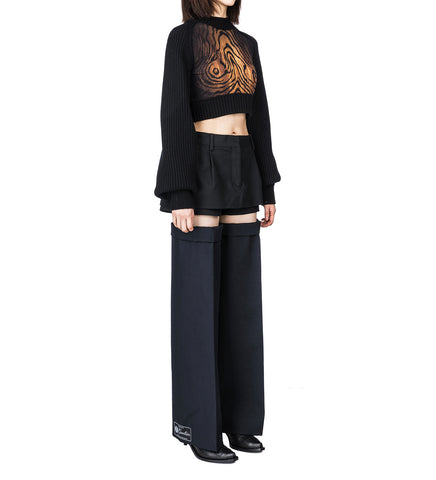 TAILORING FLOATING LEGS NAVY
