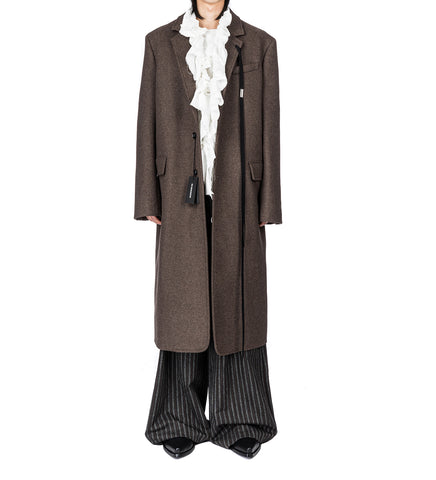BAAF STRAIGHT TAILORED COAT BEAVER