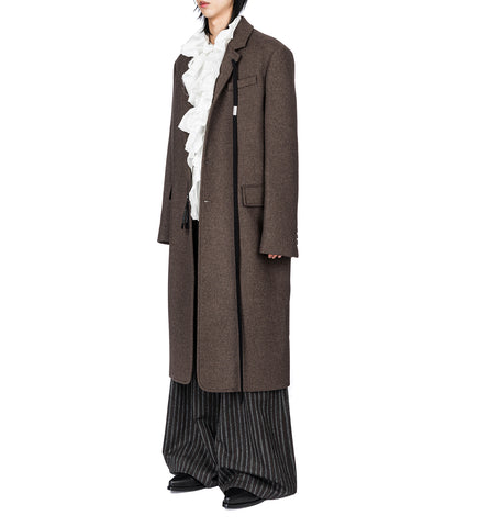 OLOF RUFFLED COLLAR NATURAL WHITE