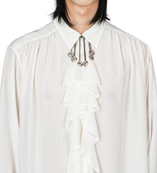 TALA COIN SIGNET NECKLACE ANTIQUE SILVER