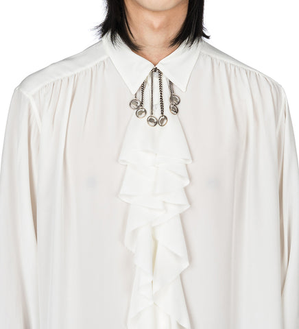 TALA COIN SIGNET NECKLACE ANTIQUE SILVER