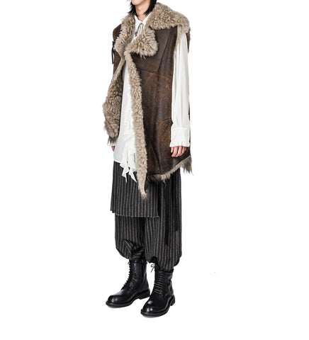 TEUNIS RUFFLE SHIRT NATURAL WHITE