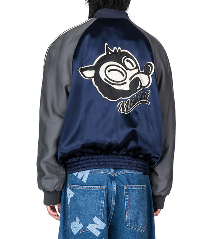 BLOCK BOMBER WITH PATCH DEEP BLUE