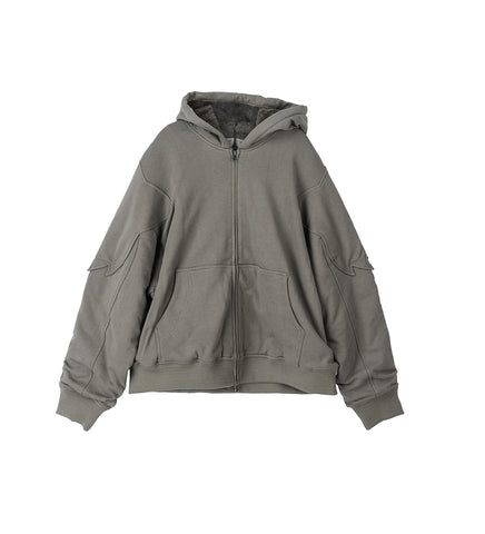 FOX LAB X KIKO KOSTADINOV SHERPA ZIP FLEECE DRK STN