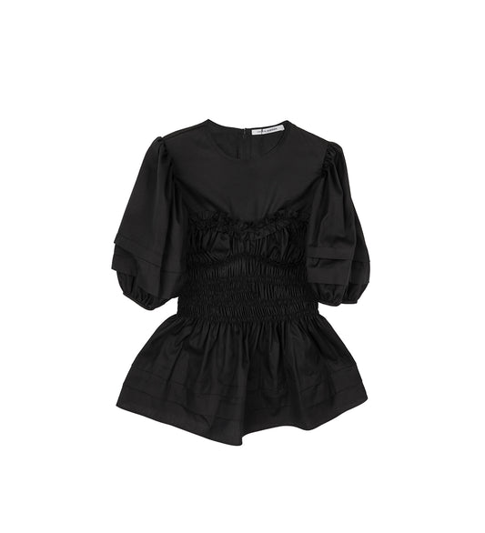 CECILIE BAHNSEN X NONA CAPSULE VANESSA NONA TOP BLACK