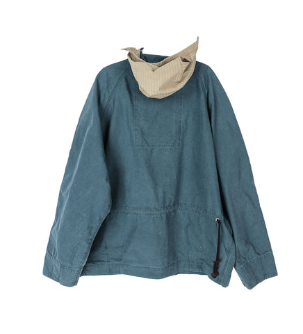 KIKO KOSTADINOV X THE DANTE COLLECTION DANTE HOODED PARKA WASHED NAVY