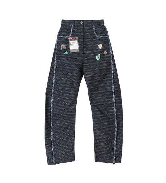 KIKO KOSTADINOV X THE DANTE COLLECTION DANTE JEANS INDIGO STRIPE