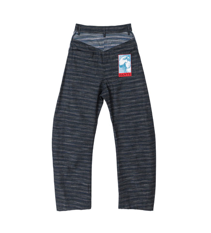 KIKO KOSTADINOV X THE DANTE COLLECTION DANTE JEANS INDIGO STRIPE