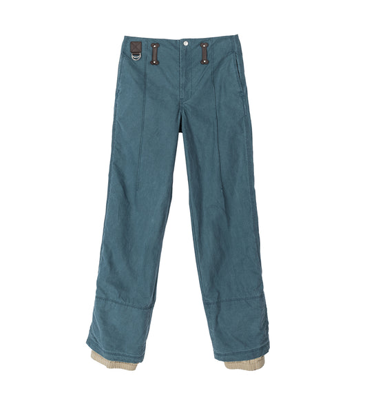 KIKO KOSTADINOV X THE DANTE COLLECTION DANTE GAITER TROUSER WASHED NAVY