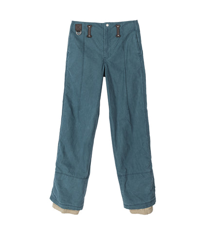 KIKO KOSTADINOV X THE DANTE COLLECTION DANTE GAITER TROUSER WASHED NAVY