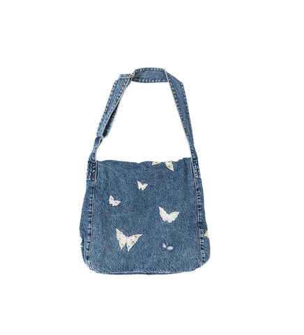 SLING BAG INDIGO BUTTERFLY