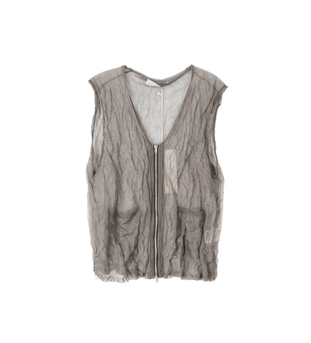 CRUSH VEST ASH SILK STEEL