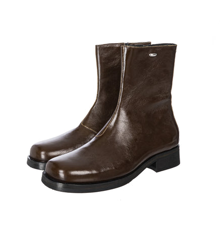 CAMION BOOT OLIVE LEATHER