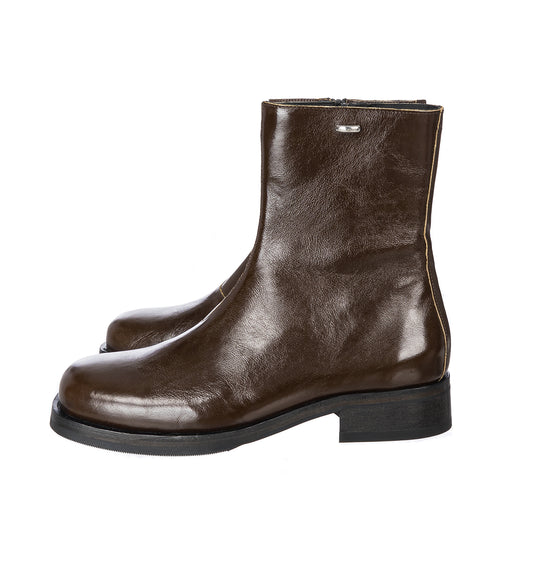 CAMION BOOT OLIVE LEATHER