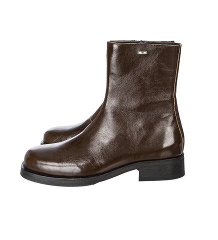 CAMION BOOT OLIVE LEATHER