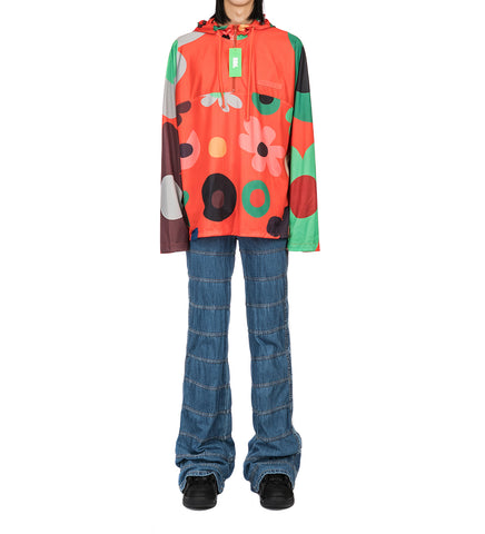 ERL FLORAL FLY WEIGHT PULLOVER PINK