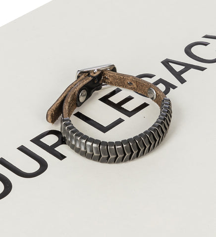 SPINE BRACELET BLACK CHROMEXCEL LEATHER