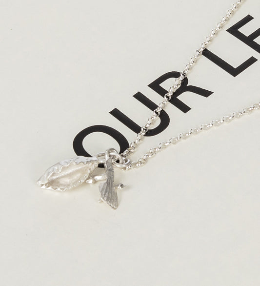 BEACH SCRAPPER NECKLACE SILVER