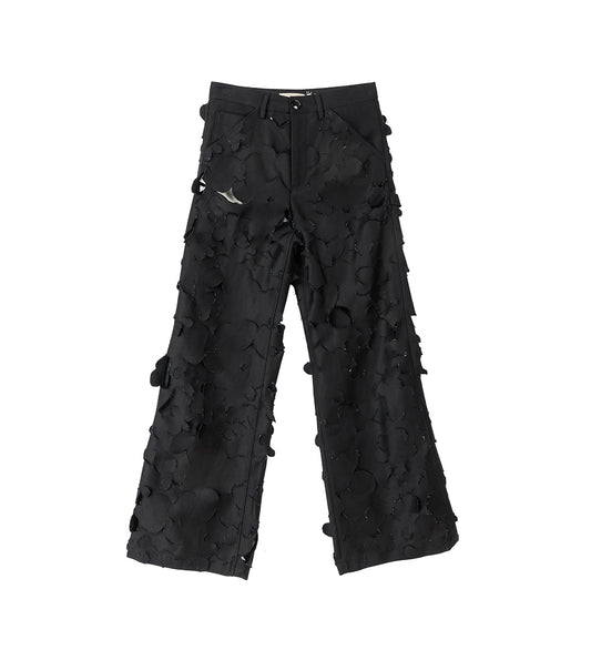 CUT OUT DETAIL CARGO BLACK