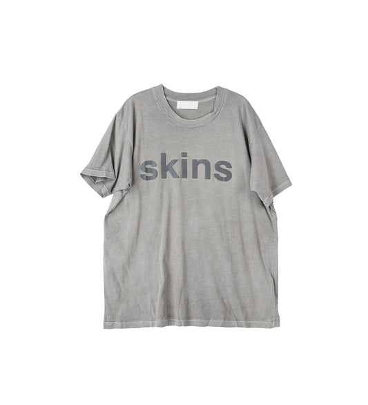 SKINS T-SHIRT VINTAGE GREY