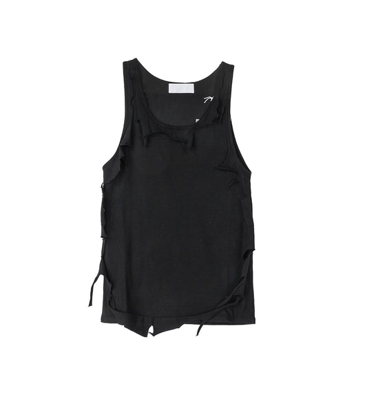 LAYERED TANK TOP BLACK