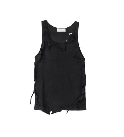 LAYERED TANK TOP BLACK
