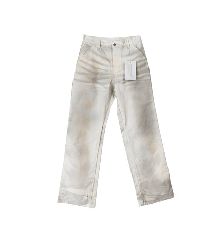 UNDERGROUND PAINTER PANTS VINTAGE WHITE