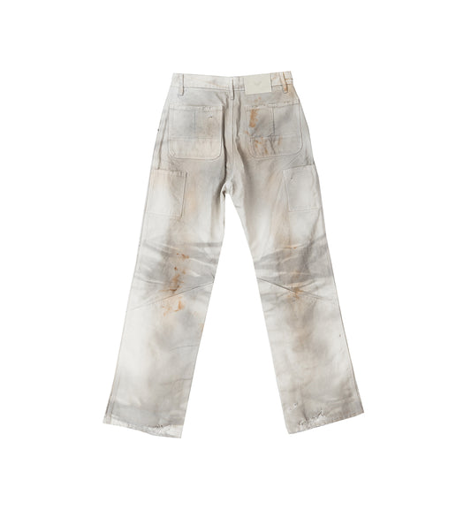 UNDERGROUND PAINTER PANTS VINTAGE WHITE