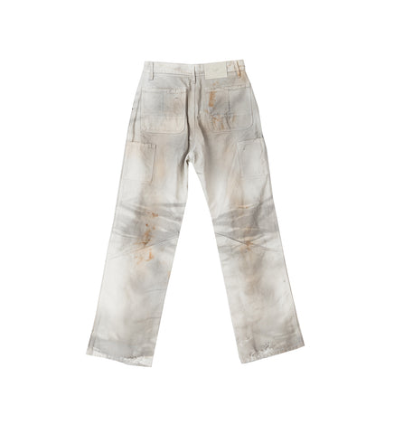 UNDERGROUND PAINTER PANTS VINTAGE WHITE