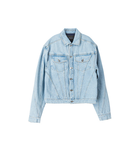 MEN'S DENIM JACKET MEDIUM BLUE