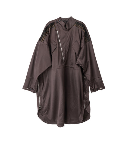 SOLIX PULLOVER COAT CALLISTO BROWN