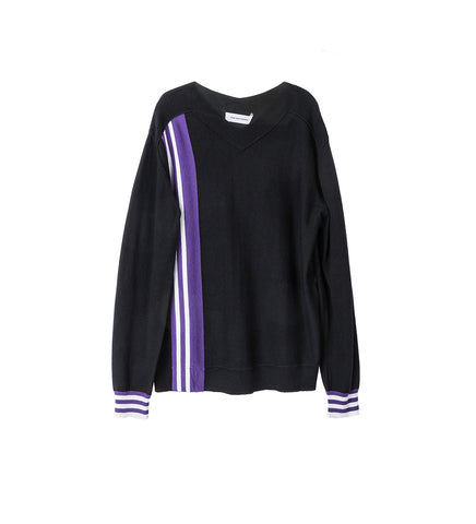OSTRO JUMPER DEEP BLACK / PURPLE / BLUE