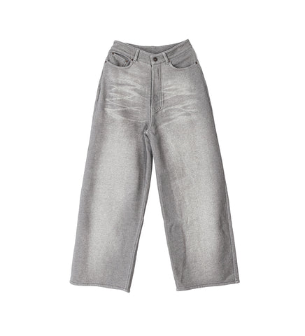 BAGGY JEANS SWEATPANTS GREY MELANGE